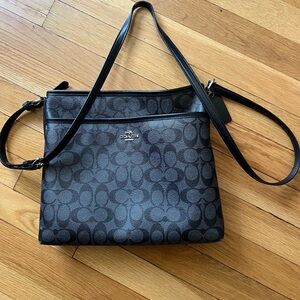 Coach Black Signature Crossbody Bag